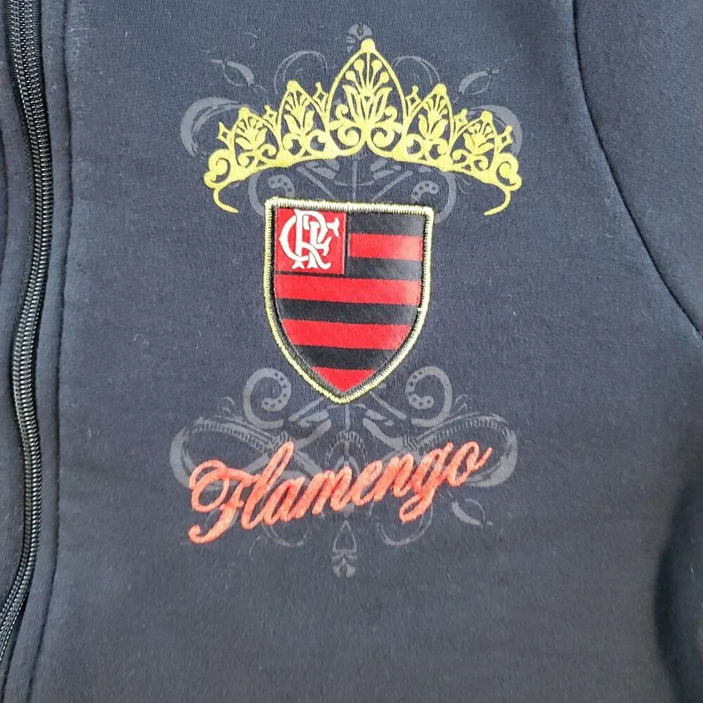 2004 Clube de Regatas do Flamengo jacket Youth Size Medium  Black